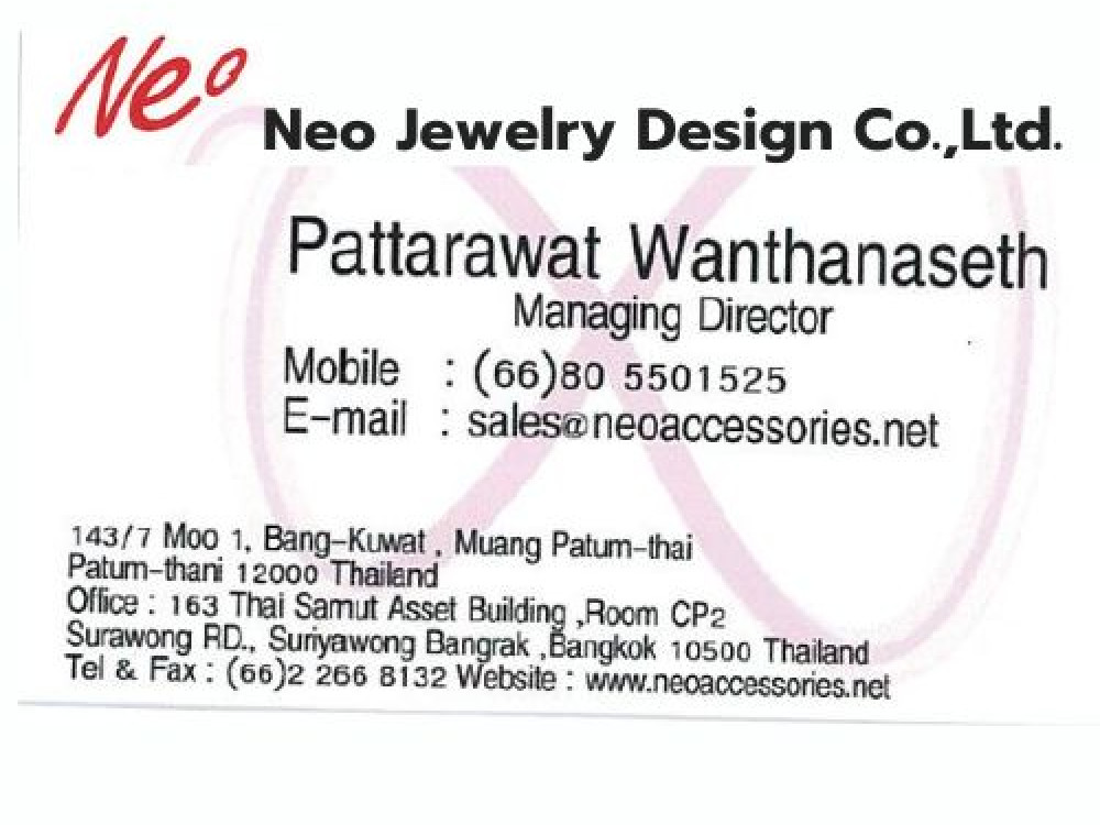 Neo Jewelry Design Co.,Ltd.