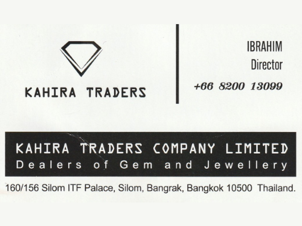 KAHIRA TRADERS CO.,LTD.